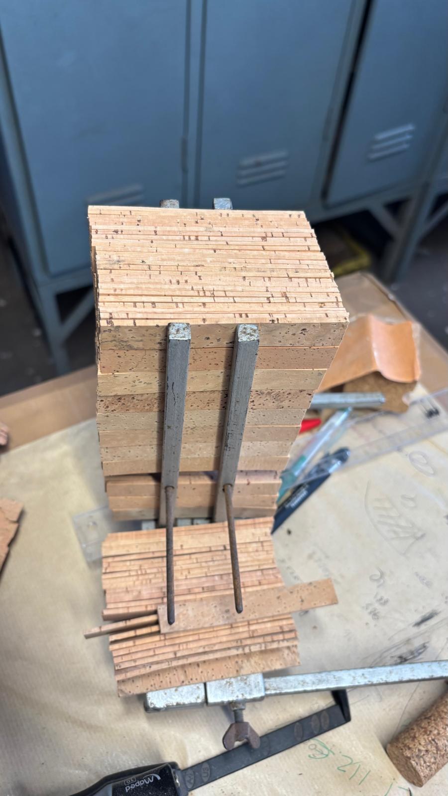 Calibrated cork sheets